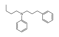 N-butyl-N-(3-phenylpropyl)aniline Structure