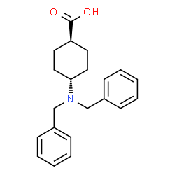 (1R,4R)-4-(二苄基氨基)环己烷-1-羧酸结构式