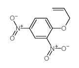 Benzene,2,4-dinitro-1-(2-propen-1-yloxy)-结构式