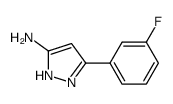 5-Amino-3-(3-fluorophenyl)pyrazole结构式