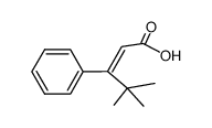 (E)-4,4-dimethyl-3-phenyl-2-pentenoic acid结构式