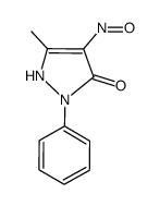 3-methyl-4-nitroso-1-phenyl-5-pyrazolone结构式