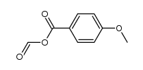 formic 4-methoxybenzoic anhydride Structure