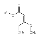 3-甲氧基-2-戊酸甲酯结构式