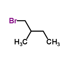 1-Bromo-2-methylbutane structure