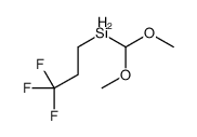 dimethoxymethyl(3,3,3-trifluoropropyl)silane Structure
