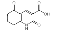 2,5-二氧-1,2,5,6,7,8-六氢喹啉-3-羧酸结构式