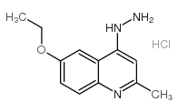 6-乙氧基-4-肼基-2-甲基喹啉盐酸盐结构式