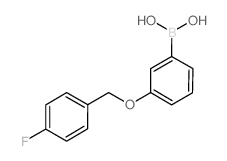 (3-((4-Fluorobenzyl)oxy)phenyl)boronic acid Structure