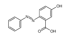 2-(4-hydroxyphenylazo)benzoic acid Structure