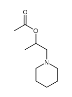 (+/-)-1-methyl-2-piperidinoethyl acetate结构式
