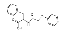 2-[(PHENOXYACETYL)AMINO]-3-PHENYLPROPANOIC ACID Structure