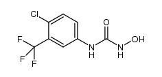 1-(4-chloro-3-(trifluoromethyl)phenyl)-3-hydroxyurea结构式