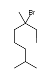 3-bromo-3,7-dimethyloctane结构式