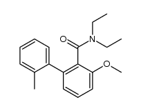N,N-diethyl 3-methoxy-2'-methylbiphenyl-2-carboxamide Structure