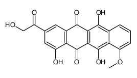 7,8,9,10-Dehydro Doxorubicinone Structure