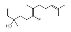 6-fluoro-3,7,11-trimethyldodeca-1,6,10-trien-3-ol Structure