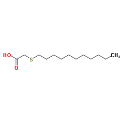 (十一基硫代)-乙酸结构式