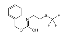 Benzyl {2-[(trifluoromethyl)sulfanyl]ethyl}carbamate Structure