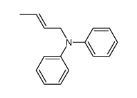 ((E)-But-2-enyl)-diphenyl-amine结构式