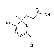 Glutamic acid,N-(chloroacetyl)-2-methyl- (9CI) Structure