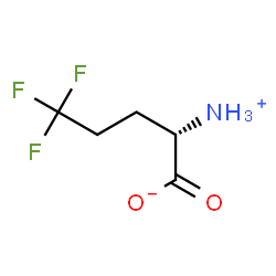 (S)-2-氨基-5,5,5-三氟戊酸结构式