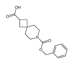 7-[(苄氧基)羰基] -7-氮杂螺[3.5]壬烷-2-羧酸结构式