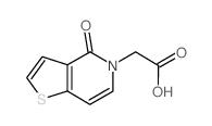 2-(4-氧代噻吩并[3,2-c]吡啶-5(4h)-基)乙酸结构式
