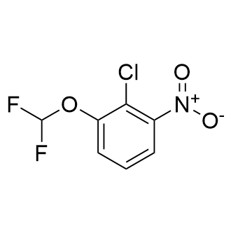 2-氯-1-(二氟甲氧基)-3-硝基苯结构式