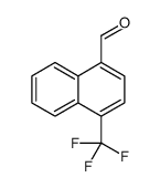 4-(三氟甲基)-1-萘羧醛结构式