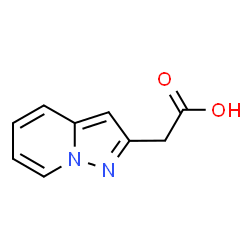 吡唑并[1,5-A]吡啶-2-乙酸结构式