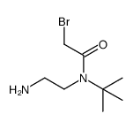 N-(2-aminoethyl)-2-bromo-N-(1,1-dimethylethyl)acetamide结构式