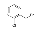 2-(溴甲基)-3-氯吡嗪结构式