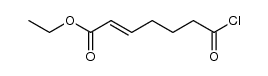 ethyl 6-chlorocarbonylhex-2-enoate Structure
