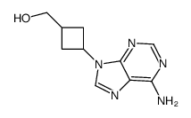[3-(6-Amino-9H-purin-9-yl)cyclobutyl]methanol结构式
