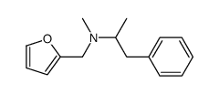N-(2-Furylmethyl)-N-methyl-1-phenyl-2-propanamine Structure