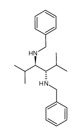(3R,4S)-N3,N4-dibenzyl-2,5-dimethylhexane-3,4-diamine Structure