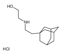 1-(2-(2-羟基乙基氨基)乙基)金刚烷盐酸盐结构式
