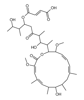 19,23-Deepoxy-23-deethyl-2-demethyl-23-hydroxy-2-methoxy-23-methyl-19-oxohygrolidin Structure