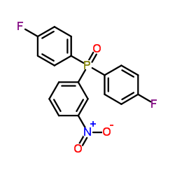 bis-(4-Fluorophenyl)(3-nitrophenyl)phosphine oxide Structure