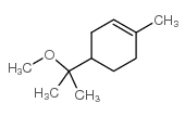 4-(1-甲氧基-1-甲基乙基)-1-甲基-环己烯结构式