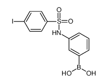 3-(4-iodobenzenesulfonamido)phenylboronic acid Structure
