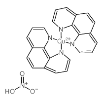 copper,nitric acid,1,10-phenanthroline-1,10-diide Structure