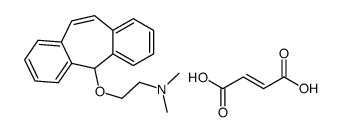 2-(11H-dibenzo[1,2-a:1',2'-e][7]annulen-11-yloxy)ethyl-dimethylazanium,(Z)-4-hydroxy-4-oxobut-2-enoate Structure