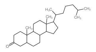 5Alpha-胆甾烷-3-酮结构式