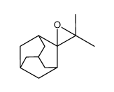 isopropylideneadamantane oxide Structure