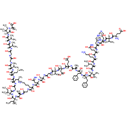Amyloid β-Protein (11-42) trifluoroacetate salt结构式