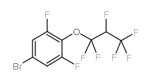 (4-溴-2,6-二氟苯基)-1,1,2,3,3,3-六氟丙醚结构式
