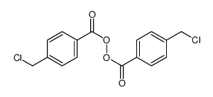 [4-(chloromethyl)benzoyl] 4-(chloromethyl)benzenecarboperoxoate Structure