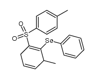 3-methyl-2-phenylseleno-1-(p-toluenesulfonyl)-1,4-cyclohexadiene结构式